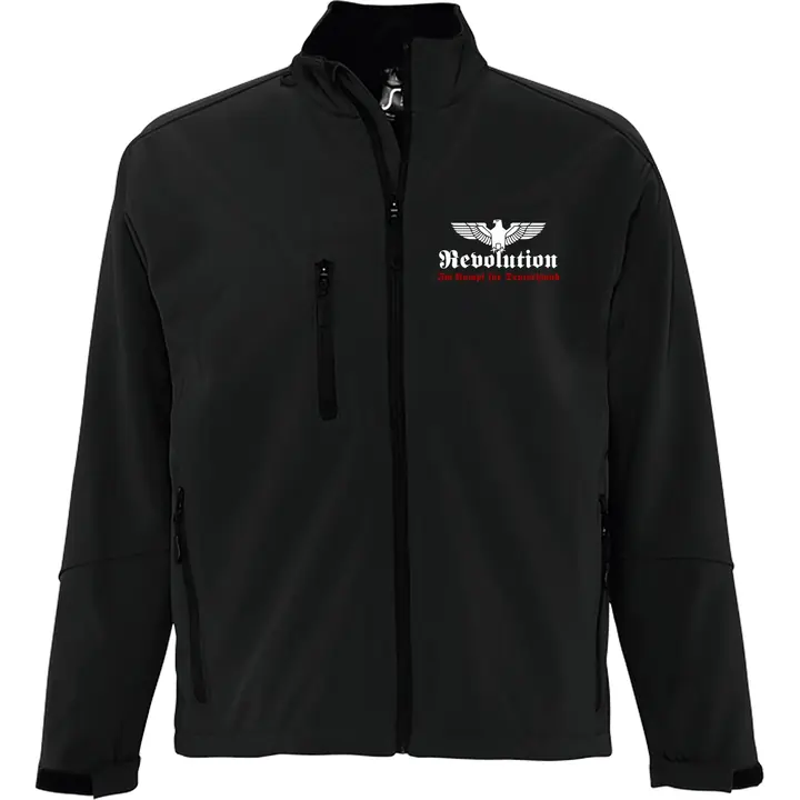 Bestickte Herren Softshelljacke "3-lagig" - Revolution Deutschland