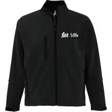 Bestickte Herren Softshelljacke "3-lagig" - Fuck 86a Vorderseite