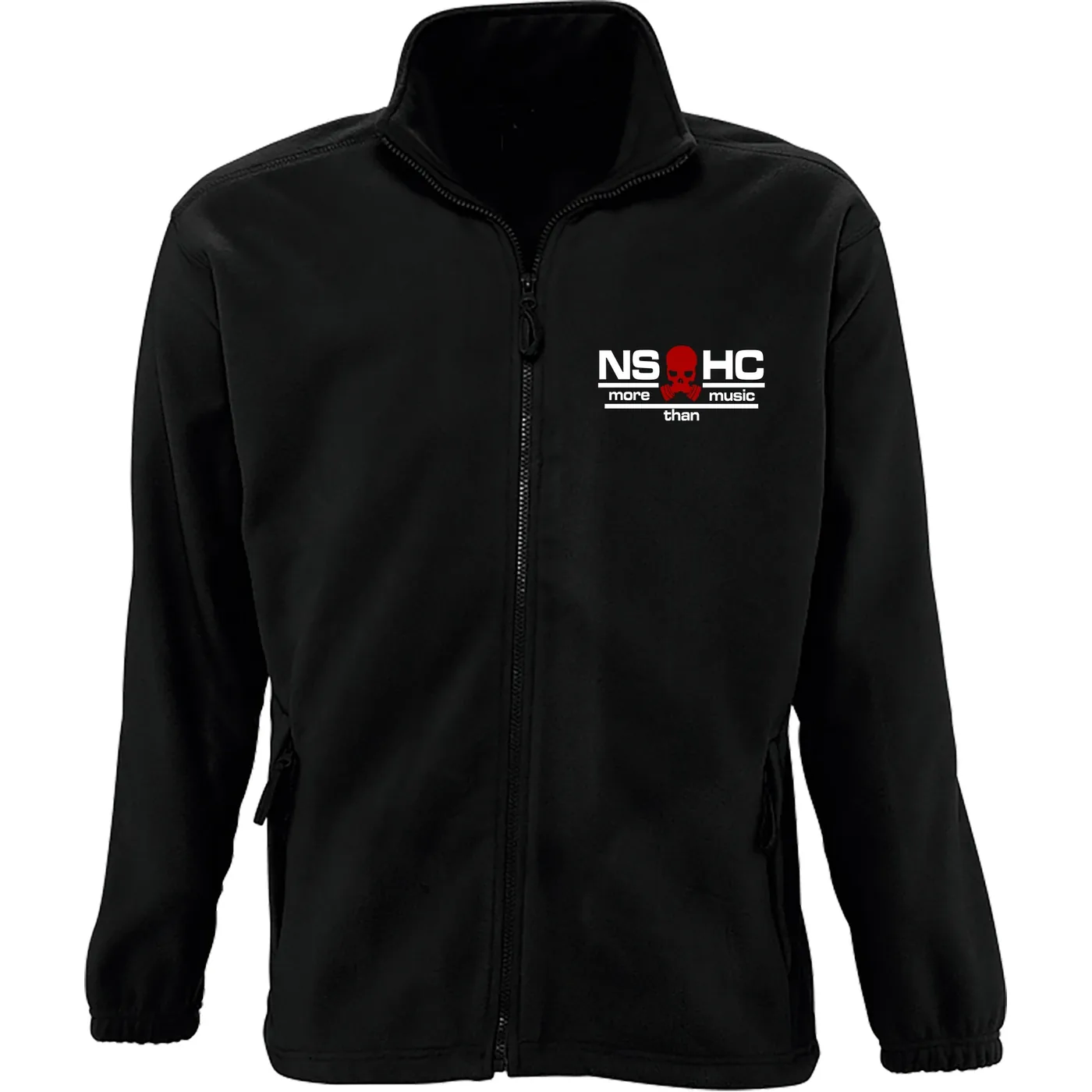 Bestickte Herren Standard Fleecejacke - NS HC, more than music