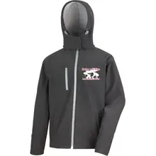 Bestickte Herren Softshell Kapuzenjacke - Ruhm und Ehre dem deutschen Soldat - gewählte Variante