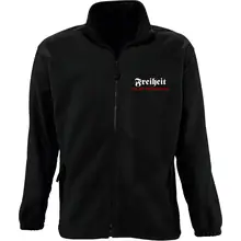 Bestickte Herren Standard Fleecejacke - Freiheit - gewählte Variante