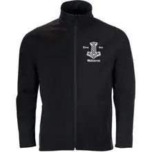 Bestickte Herren Softshelljacke "2-lagig" - Treu den Göttern - gewählte Variante