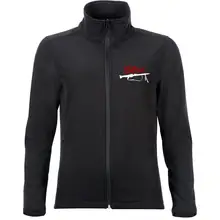 Bestickte Damen Softshelljacke "2-lagig" - Mg42 Einigkeit, Recht und Freiheit - gewählte Variante