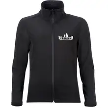 Bestickte Damen Softshelljacke "2-lagig" - Werwolf Germany mit Wolf Vorderseite
