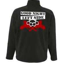Bestickte Herren Softshelljacke "3-lagig" - GNLS, Schlagring Rückseite