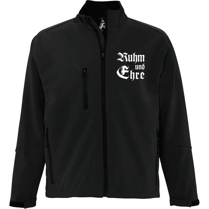 Bestickte Damen Softshelljacke "3-lagig" - Ruhm und Ehre