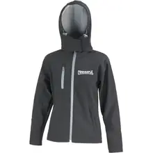 Bestickte Damen Softshell Kapuzenjacke - Consdaple Vorderseite