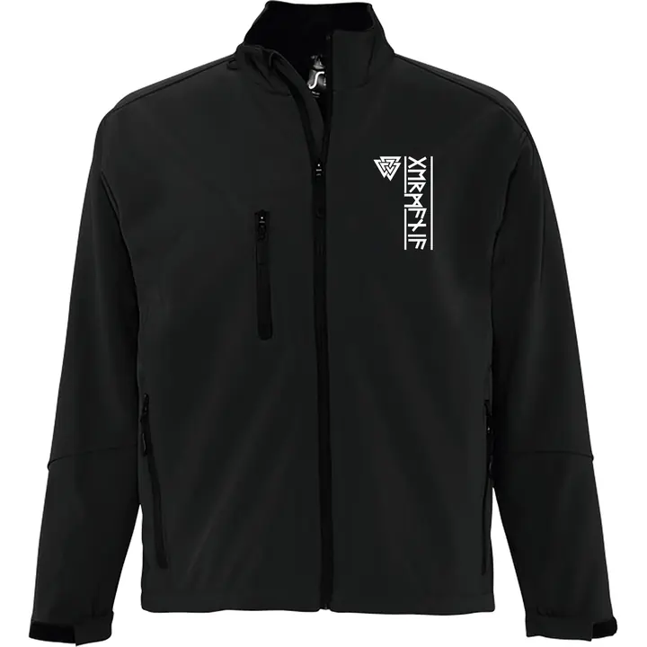 Bestickte Herren Softshelljacke "3-lagig" - Germania Runen