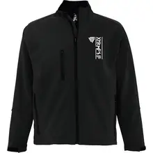 Bestickte Herren Softshelljacke "3-lagig" - Germania Runen Vorderseite