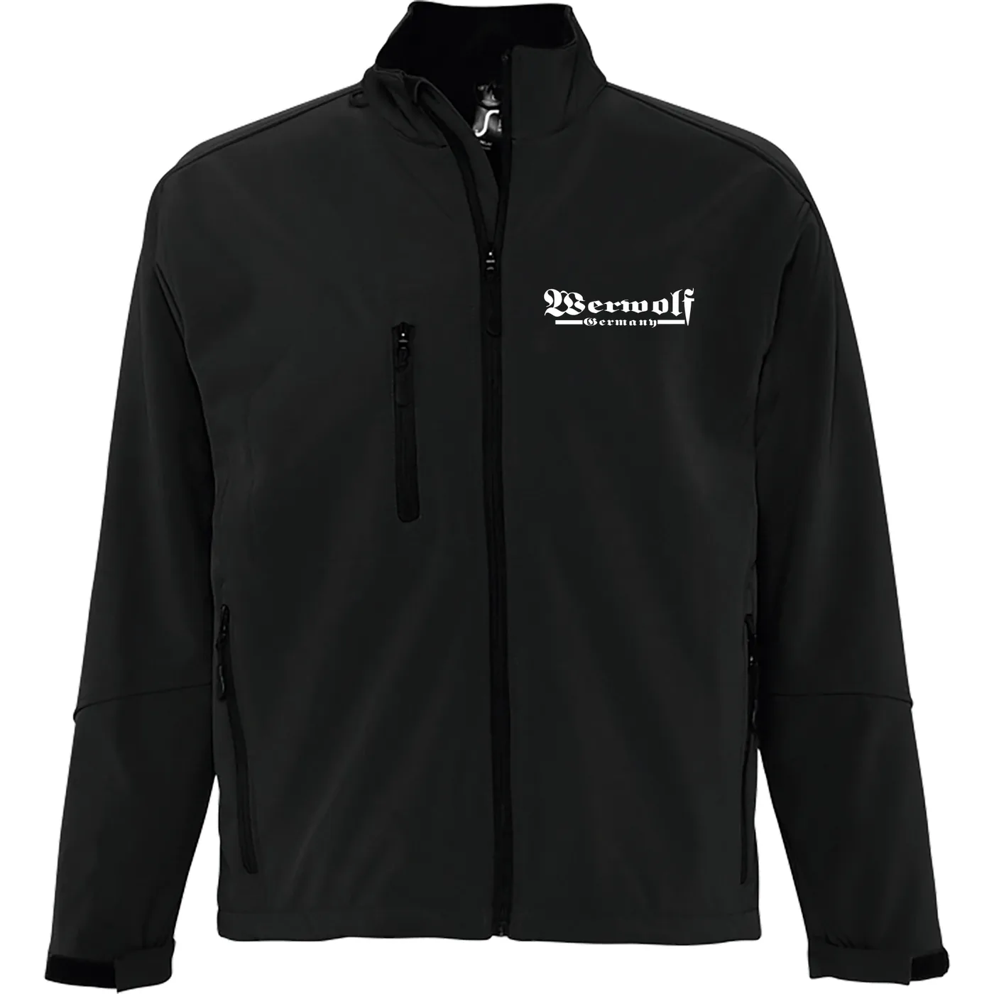 Bestickte Herren Softshelljacke "3-lagig" - Werwolf Germany ohne Wolf