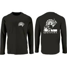 Herren Langarm Shirt - Germania Vorder- und Rückseite