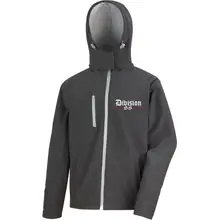 Bestickte Herren Softshell Kapuzenjacke - Division 88 Runen - gewählte Variante