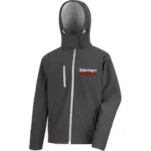 Bestickte Herren Softshell Kapuzenjacke - Thüringer, wir bereuen nicht - gewählte Variante
