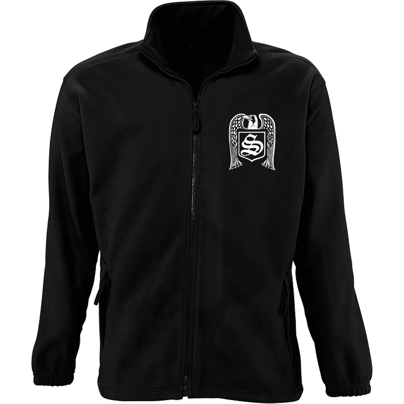 Bestickte Herren Standard Fleecejacke - Skrewdriver, Adler