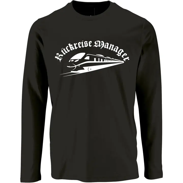 Herren Langarm Shirt - Rückreisemanager