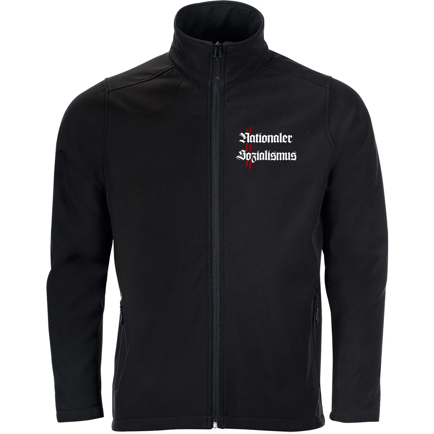 Bestickte Herren Softshelljacke "2-lagig" - Nationaler Sozialismus