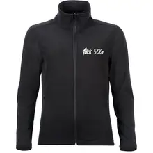 Bestickte Damen Softshelljacke "2-lagig" - Fuck 86a Vorderseite