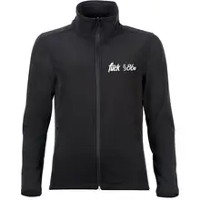 Bestickte Damen Softshelljacke "2-lagig" - Fuck 86a - gewählte Variante