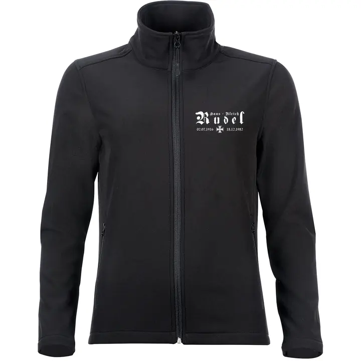 Bestickte Damen Softshelljacke "2-lagig" - Hans Ulrich Rudel, Kreuz