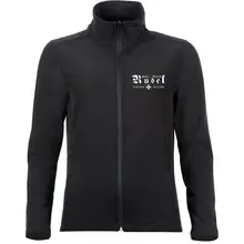 Bestickte Damen Softshelljacke "2-lagig" - Hans Ulrich Rudel, Kreuz Vorderseite