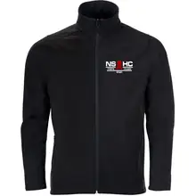 Bestickte Herren Softshelljacke "2-lagig" - NS HC, more than music Vorderseite