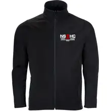 Bestickte Herren Softshelljacke "2-lagig" - NS HC, more than music - gewählte Variante