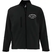 Bestickte Herren Softshelljacke "3-lagig" - Consdaple, Bergfreiheit Vorderseite