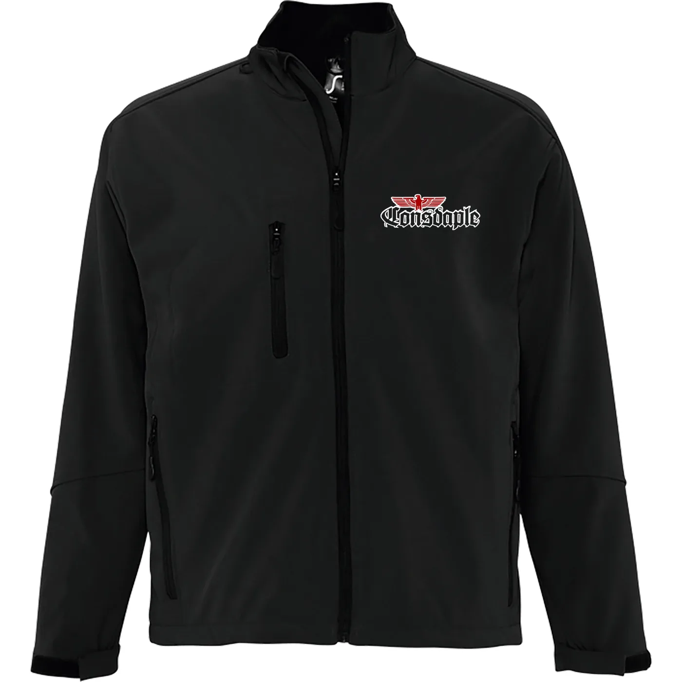 Bestickte Damen Softshelljacke "3-lagig" - Consdaple, Adler 2018