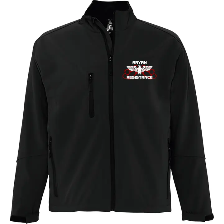 Bestickte Herren Softshelljacke "3-lagig" - Aryan Resistance