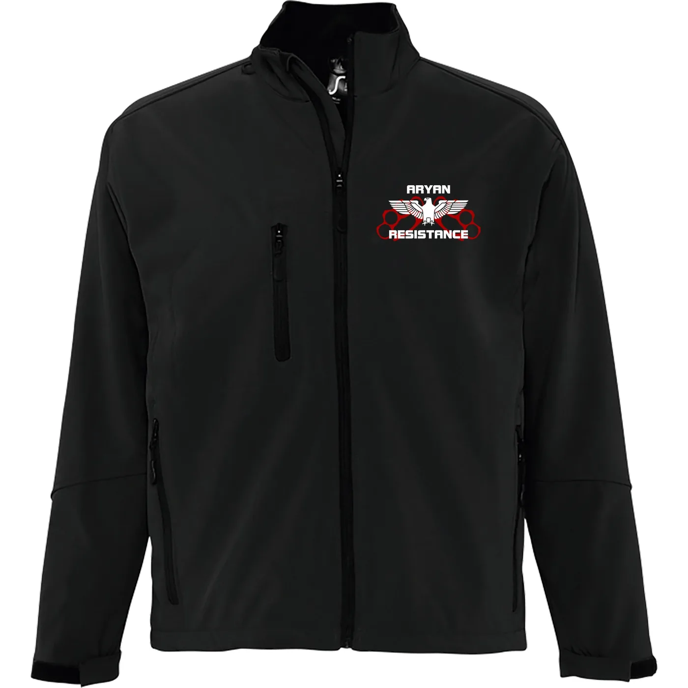 Bestickte Herren Softshelljacke "3-lagig" - Aryan Resistance