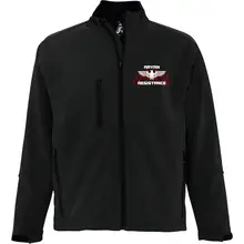 Bestickte Herren Softshelljacke "3-lagig" - Aryan Resistance - gewählte Variante