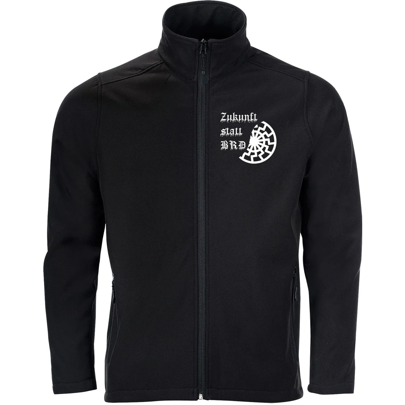Bestickte Herren Softshelljacke "2-lagig" - Zukunft statt BRD
