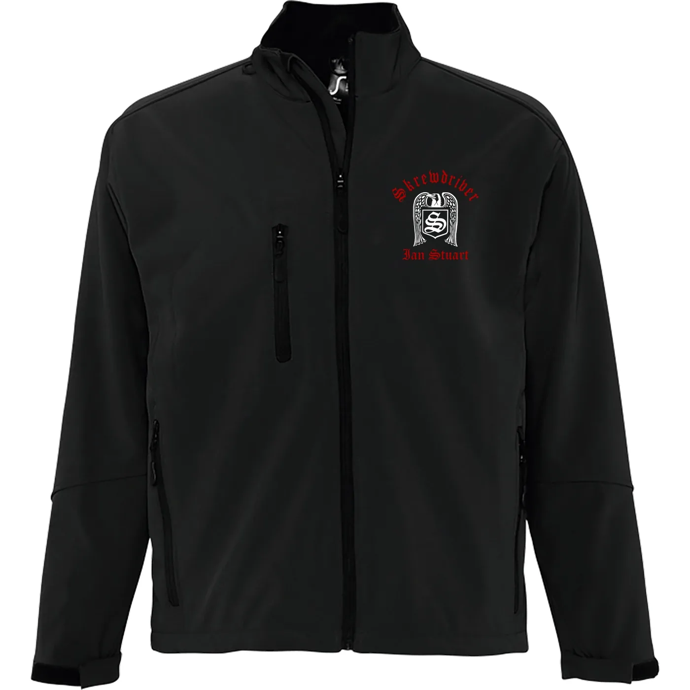 Bestickte Damen Softshelljacke "3-lagig" - Skrewdriver, Ian Stuart