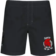 Bestickte Herren Badehose - Sparta, bis zum Tod Vorderseite
