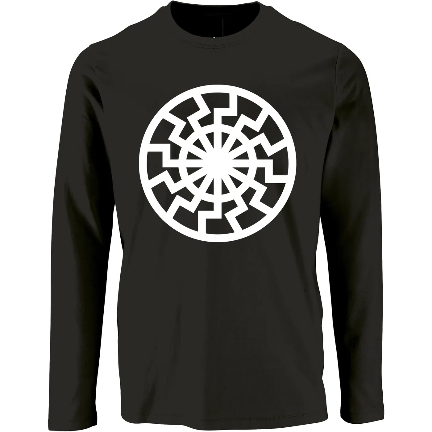 Herren Langarm Shirt - Schwarze Sonne