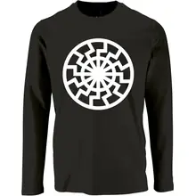 Herren Langarm Shirt - Schwarze Sonne - gewählte Variante