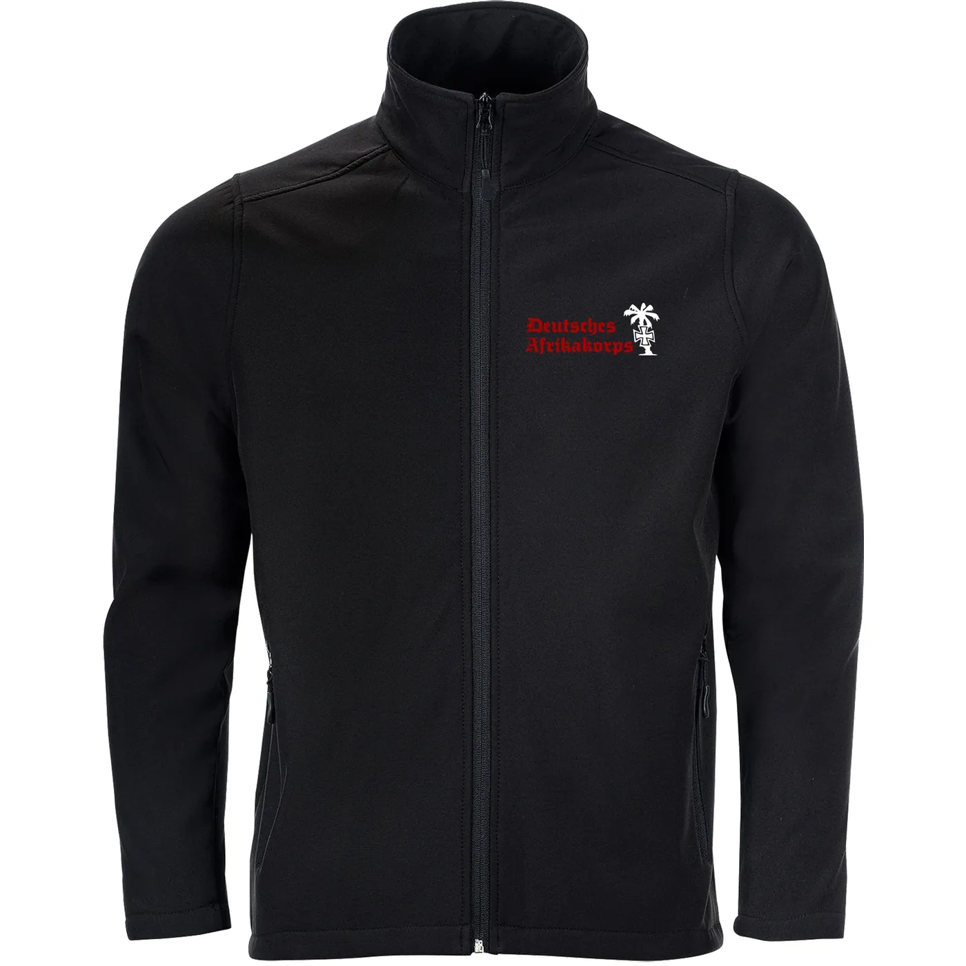 Bestickte Herren Softshelljacke "2-lagig" - Deutsches Afrikakorps