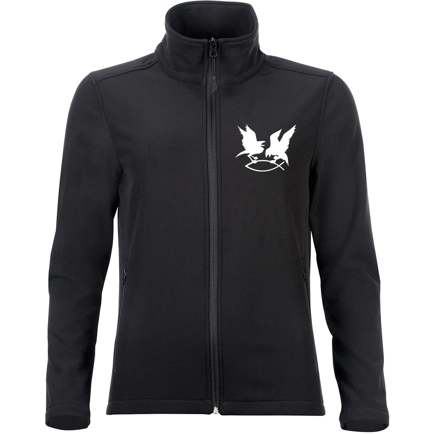Bestickte Damen Softshelljacke "2-lagig" - Hugin Munin