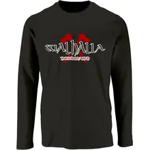 Herren Langarm Shirt - Walhalla, Nordmann Vorderseite