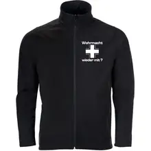 Bestickte Herren Softshelljacke "2-lagig" - Wehrmacht wieder mit - gewählte Variante