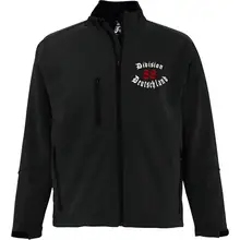 Bestickte Herren Softshelljacke "3-lagig" - Division 88 Deutschland Vorderseite