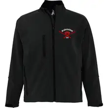 Bestickte Herren Softshelljacke "3-lagig" - Ostdeutschland, ACAB - gewählte Variante