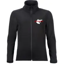 Bestickte Damen Softshelljacke "2-lagig" - Aus liebe zur Heimat Vorderseite