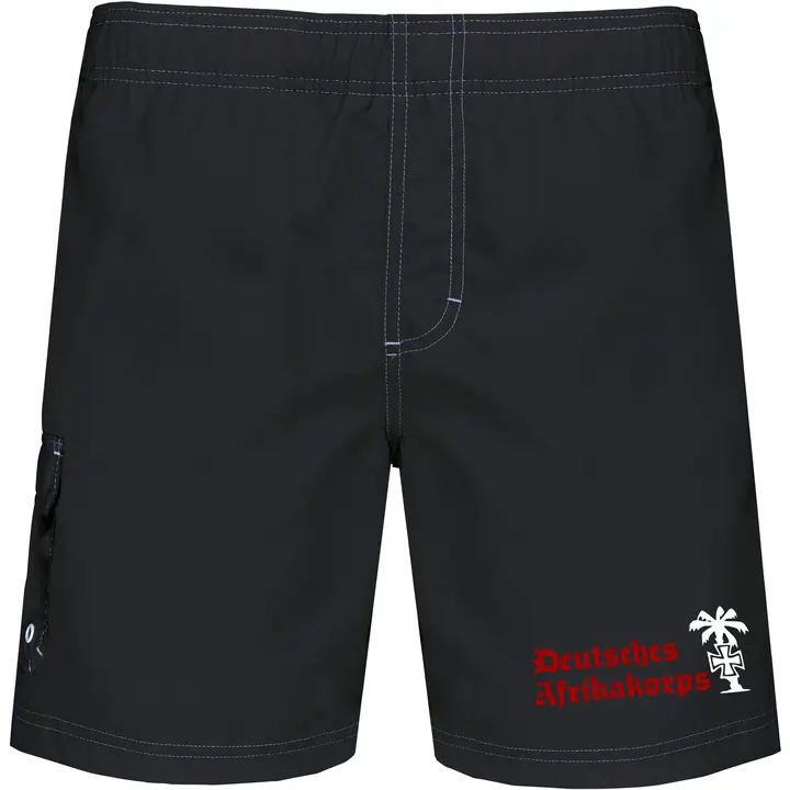 Bestickte Herren Badehose - Deutsches Afrikakorps