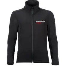 Bestickte Damen Softshelljacke "2-lagig" - Nationalist für Heimat, Volk und Vaterland - gewählte Variante