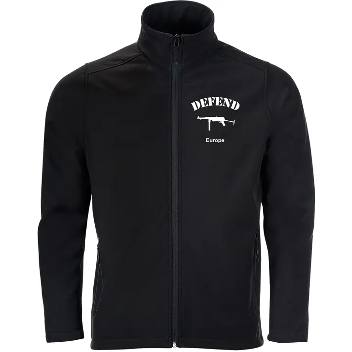 Bestickte Herren Softshelljacke "2-lagig" - Defend Europe