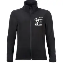 Bestickte Damen Softshelljacke "2-lagig" - Unsere Faust für unser Land - gewählte Variante