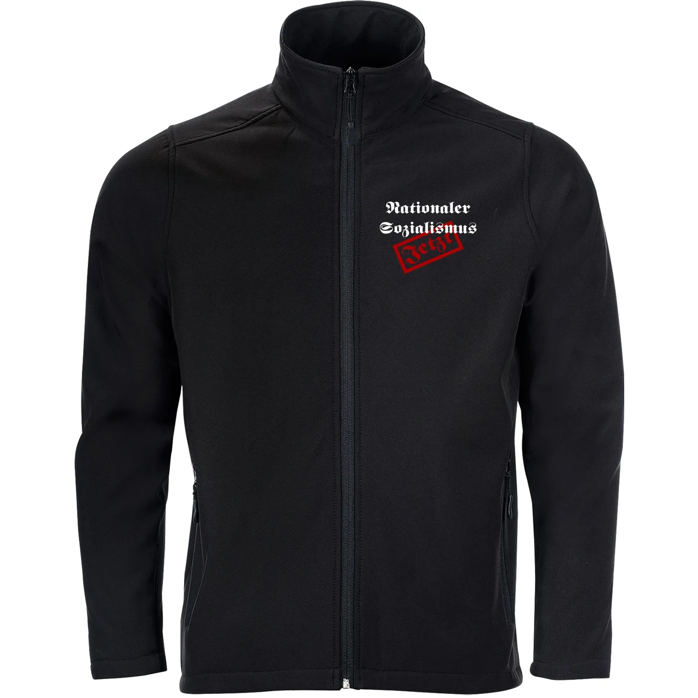 Bestickte Herren Softshelljacke "2-lagig" - Nationaler Sozialismus jetzt