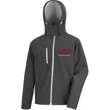Bestickte Herren Softshell Kapuzenjacke - Blutendes Deutschland - gewählte Variante