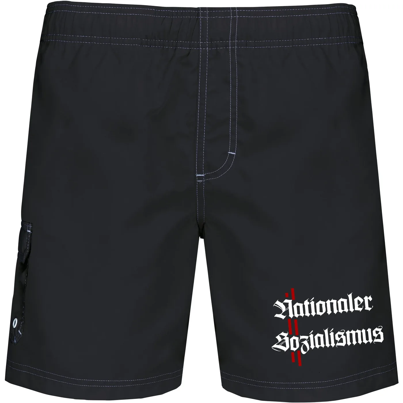 Bestickte Herren Badehose - Nationaler Sozialismus